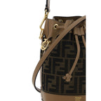 Mon Tresor Mini Raffia Bucket Bag