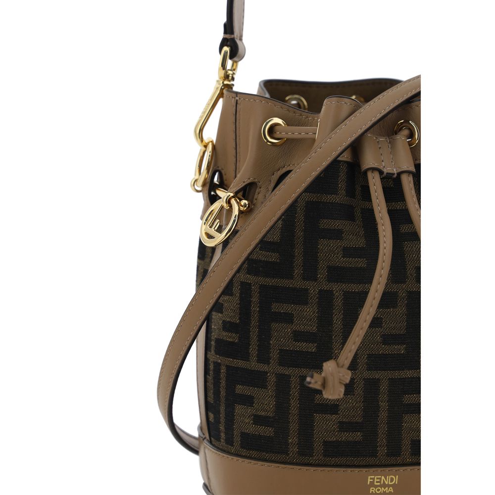 Mon Tresor Mini Raffia Bucket Bag