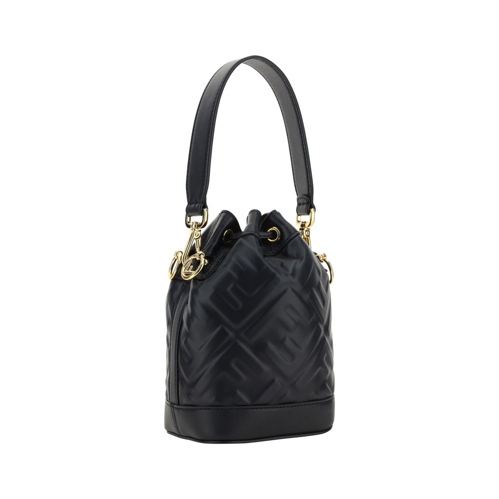 Calfskin Mon Tresor Bucket Bag