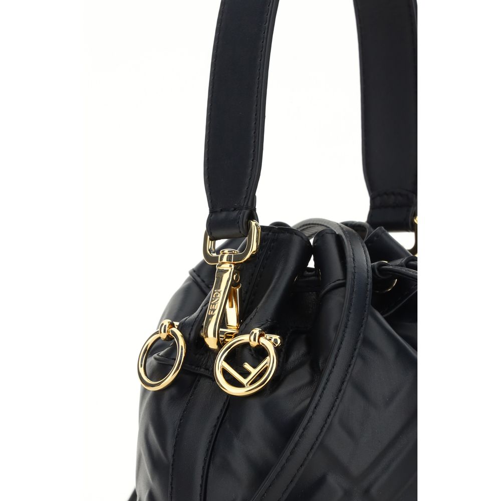 Calfskin Mon Tresor Bucket Bag