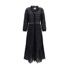Black Cotton Daniva Dress