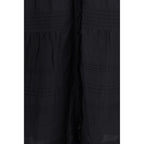 Black Cotton Daniva Dress