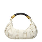 Beige Leather Handbag