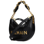 Black Leather Shoulder Bag