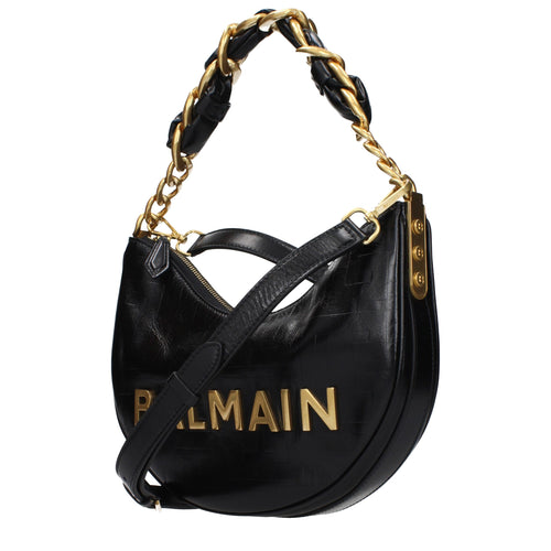 Black Leather Shoulder Bag