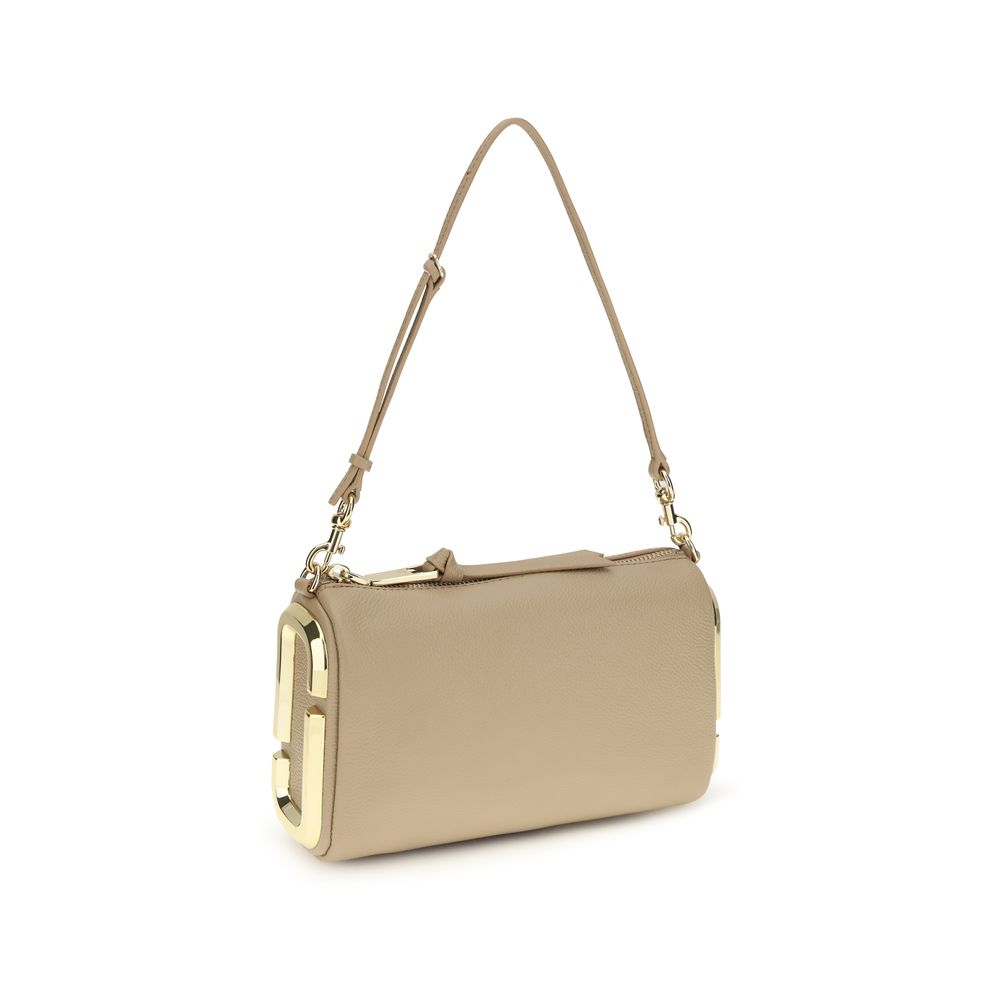 Beige Snapshot Shoulder Bag