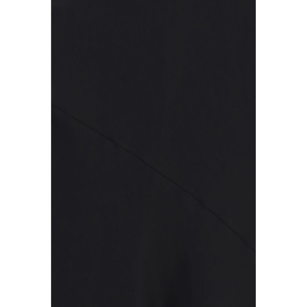 Black Satin Long Dress