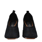 Black Lace High Heel Pumps
