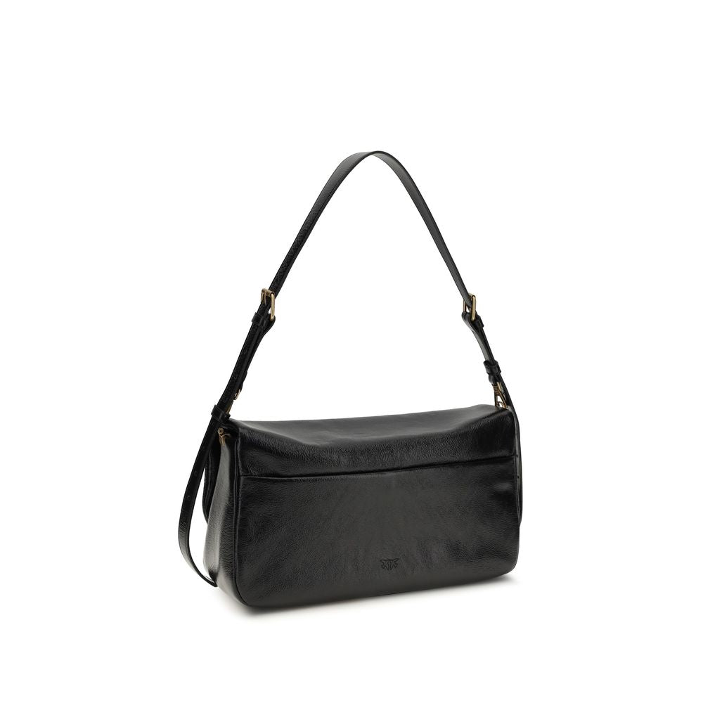 Love Click Soft Calf Leather Shoulder Bag