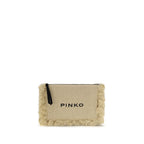 Beige Polypropylene Shoulder Bag