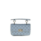Rockstud Spike Lamb Leather Shoulder Bag