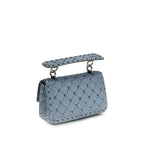 Rockstud Spike Lamb Leather Shoulder Bag