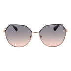 Rose Gold Metal & Plastic Sunglasses