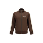 Classic Logo Track Jacket in Brown Polyester