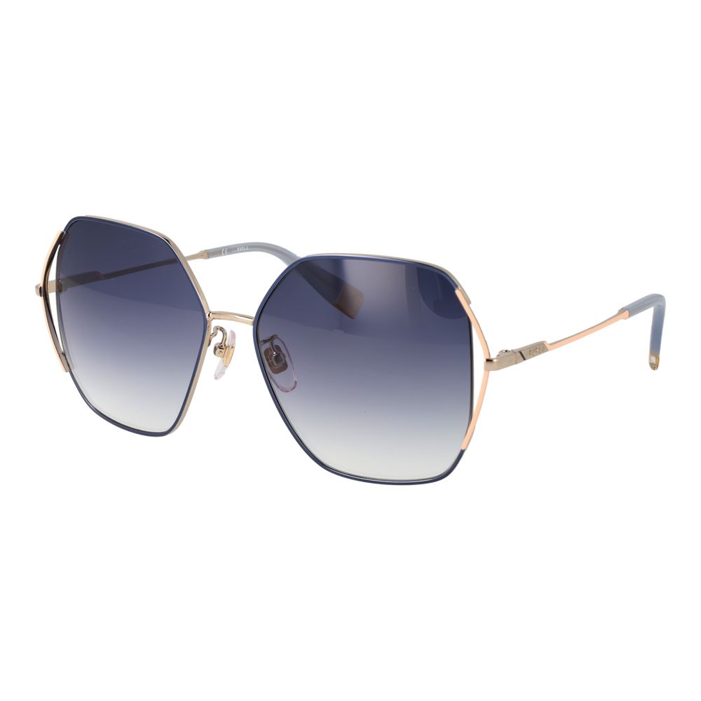 Gold Stainless Steel Sunglasses