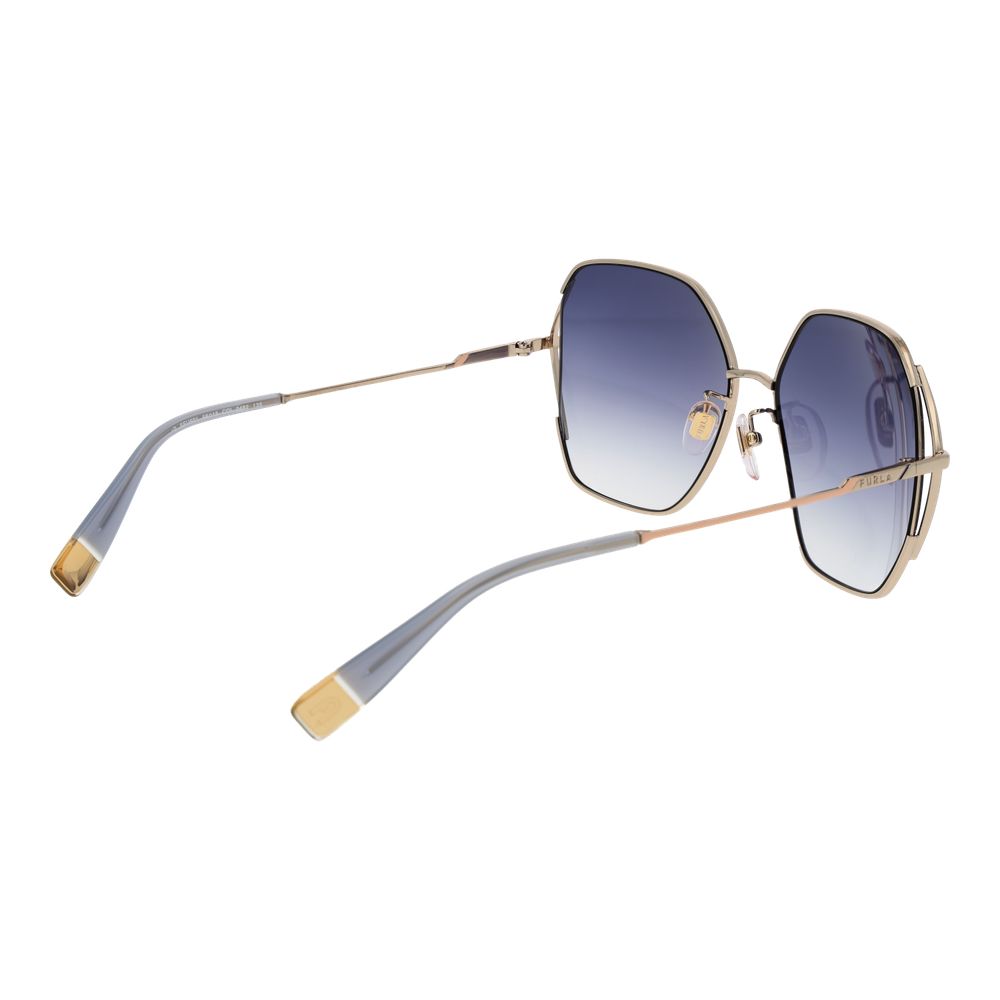 Gold Stainless Steel Sunglasses