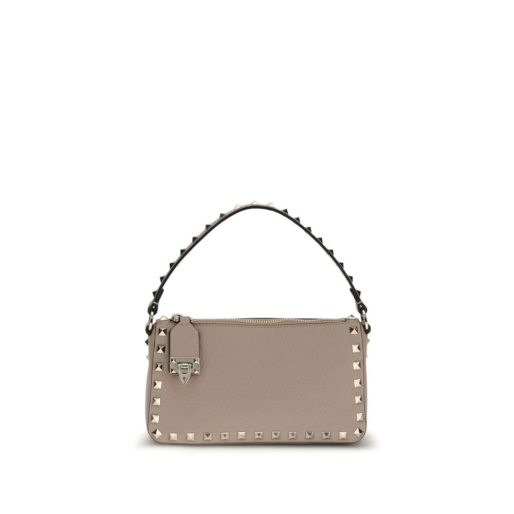 Small Calf Leather Rockstud Shoulder Bag