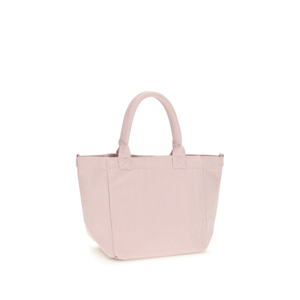 Small Easy Shopper Raspberry Print Shoulder Bag