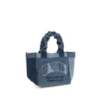 Small Trapeze Denim Shopper
