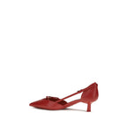 Red Calfskin Opyum Heels