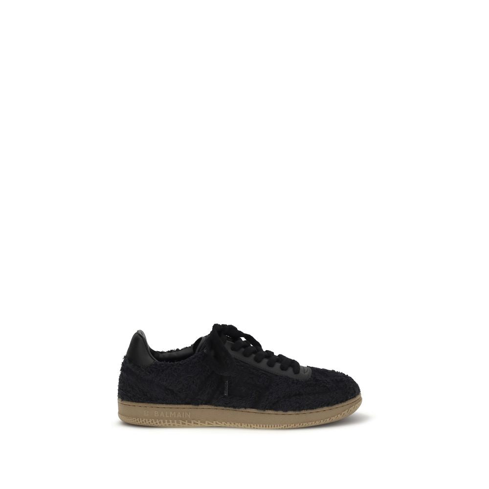 Black Suede Swan Sneakers