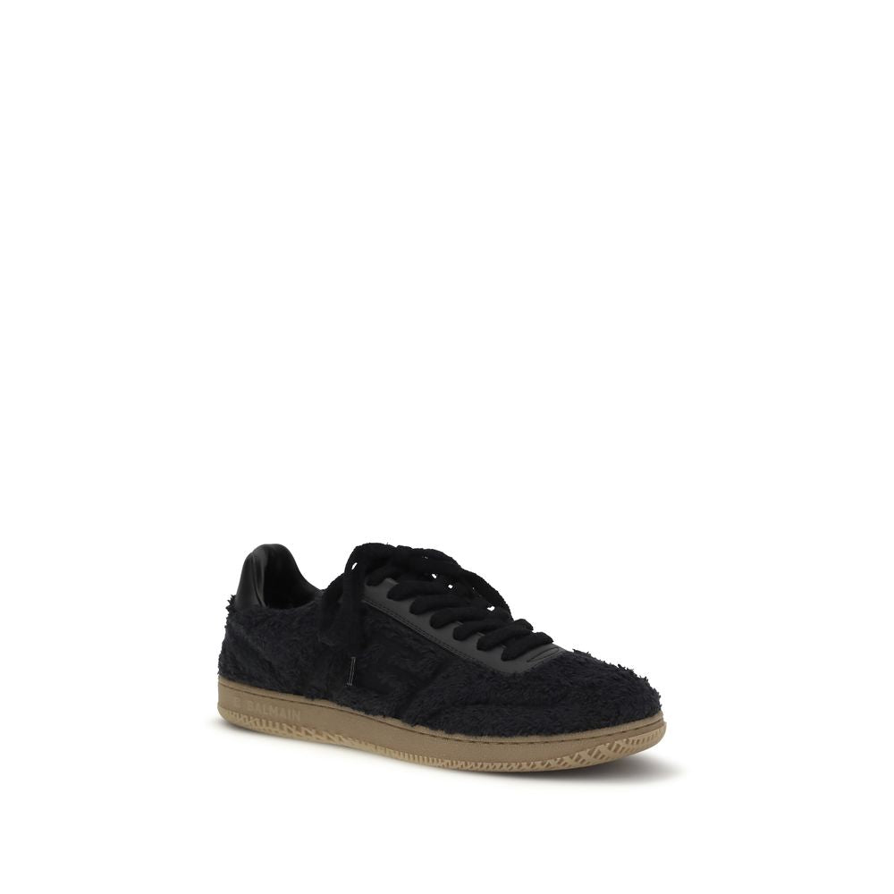 Black Suede Swan Sneakers