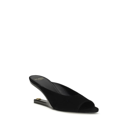Suede Goatskin Mules