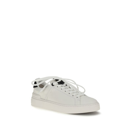 Black Calfskin B‑Court Sneakers
