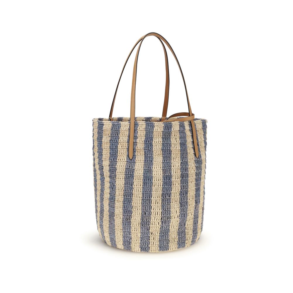 Raffia Bucket Bag