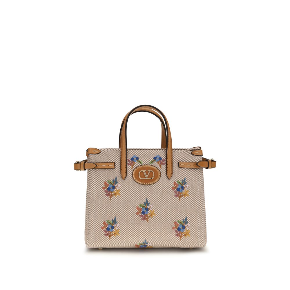 Beige Antibes Fabric Small Handbag