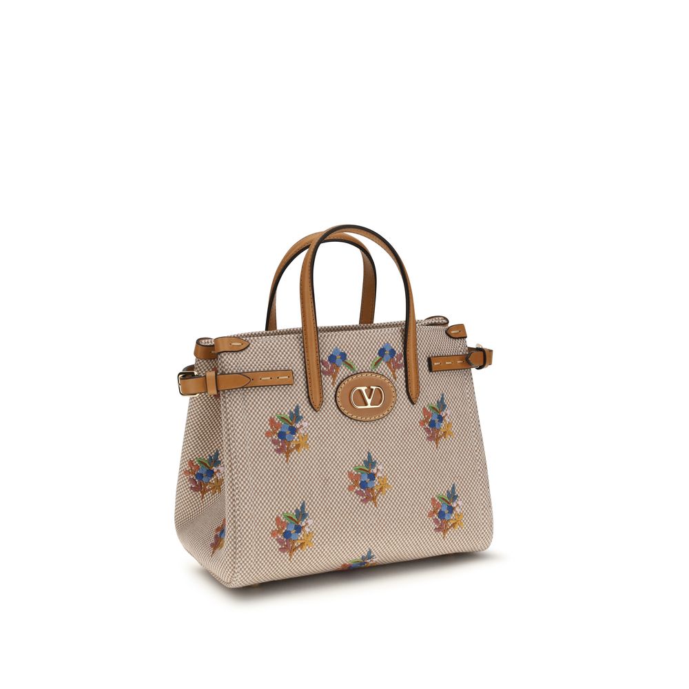 Beige Antibes Fabric Small Handbag