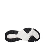 Blue White Fabric Sporty Glam Sneakers