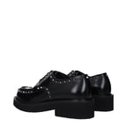 Black Leather Oxfords And Derbies