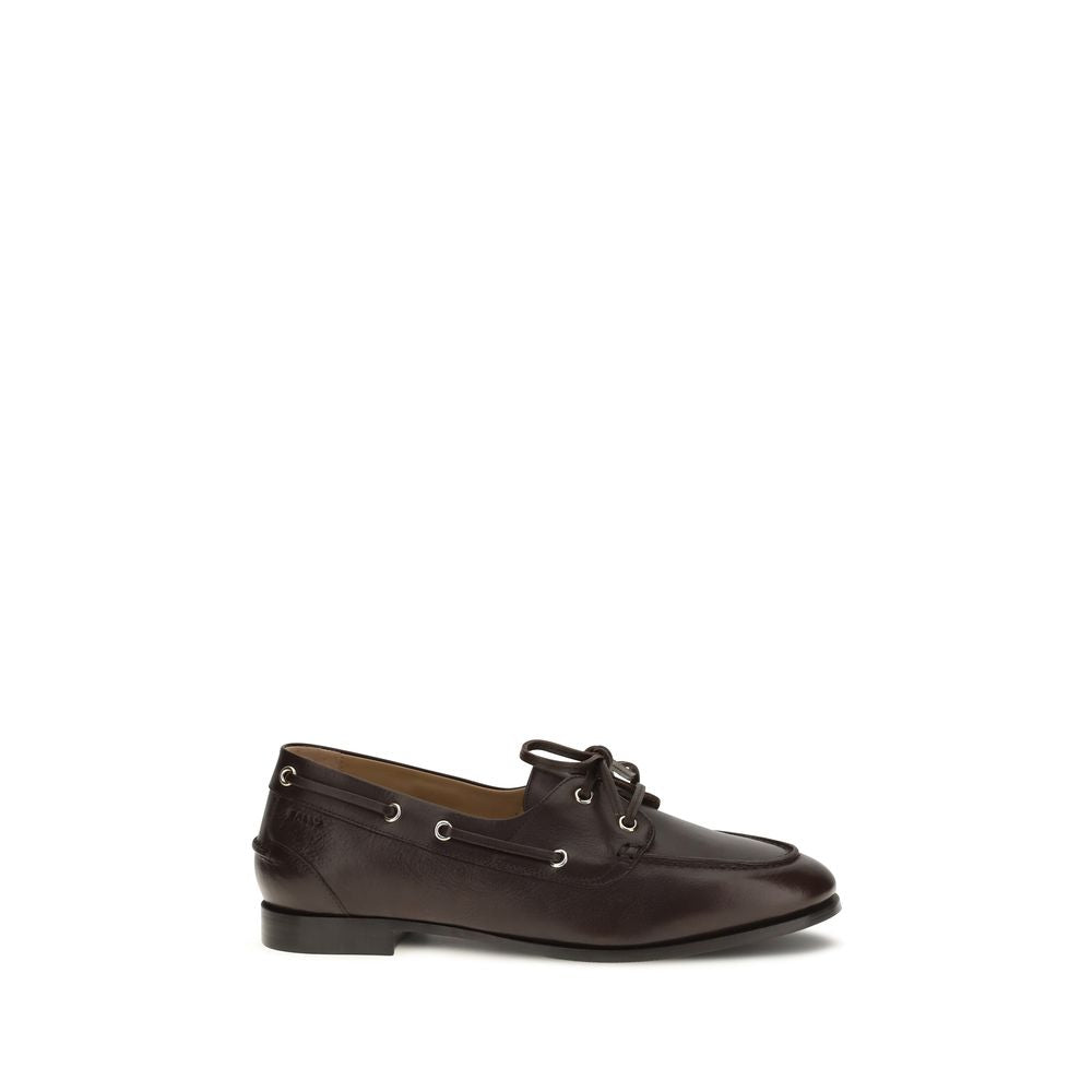 Calfskin Plume Loafers