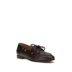 Calfskin Plume Loafers