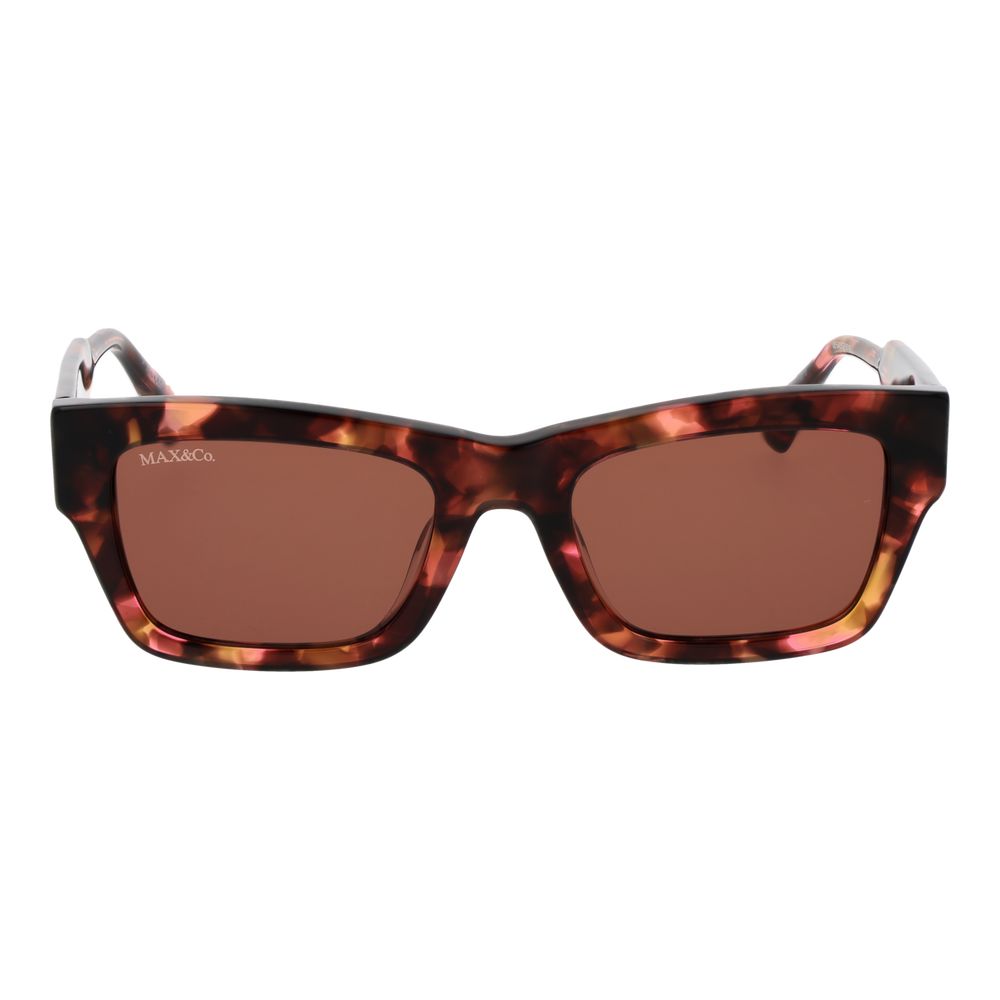 Multicolor Acetate Rectangle Sunglasses