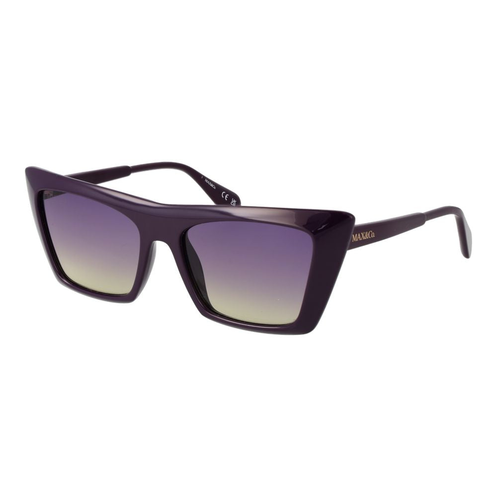 Purple Plastic Cat Eye Sunglasses