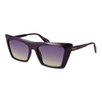 Purple Plastic Cat Eye Sunglasses