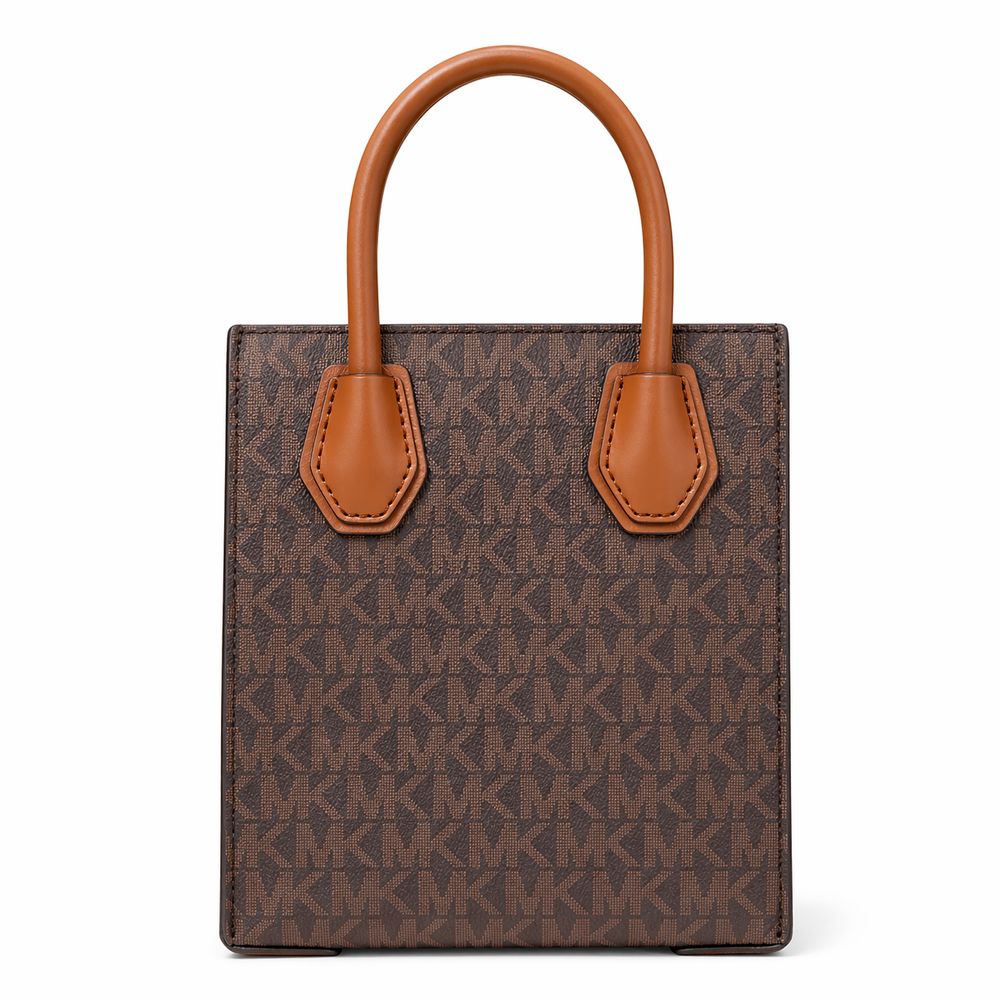Brown Fur Mercer Mini Handbag
