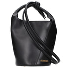 Classic Black Leather Crossbody Bag