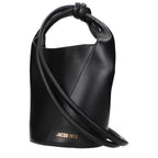 Classic Black Leather Crossbody Bag
