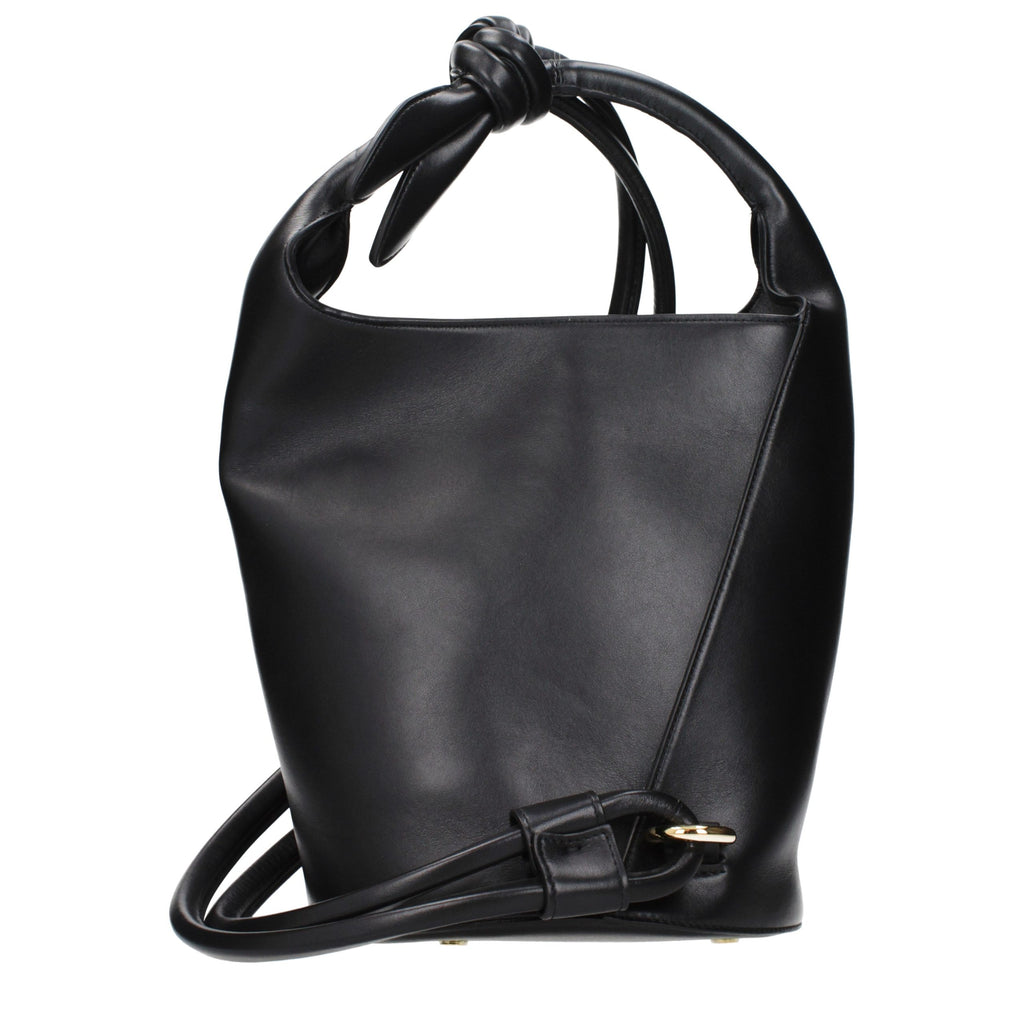 Classic Black Leather Crossbody Bag