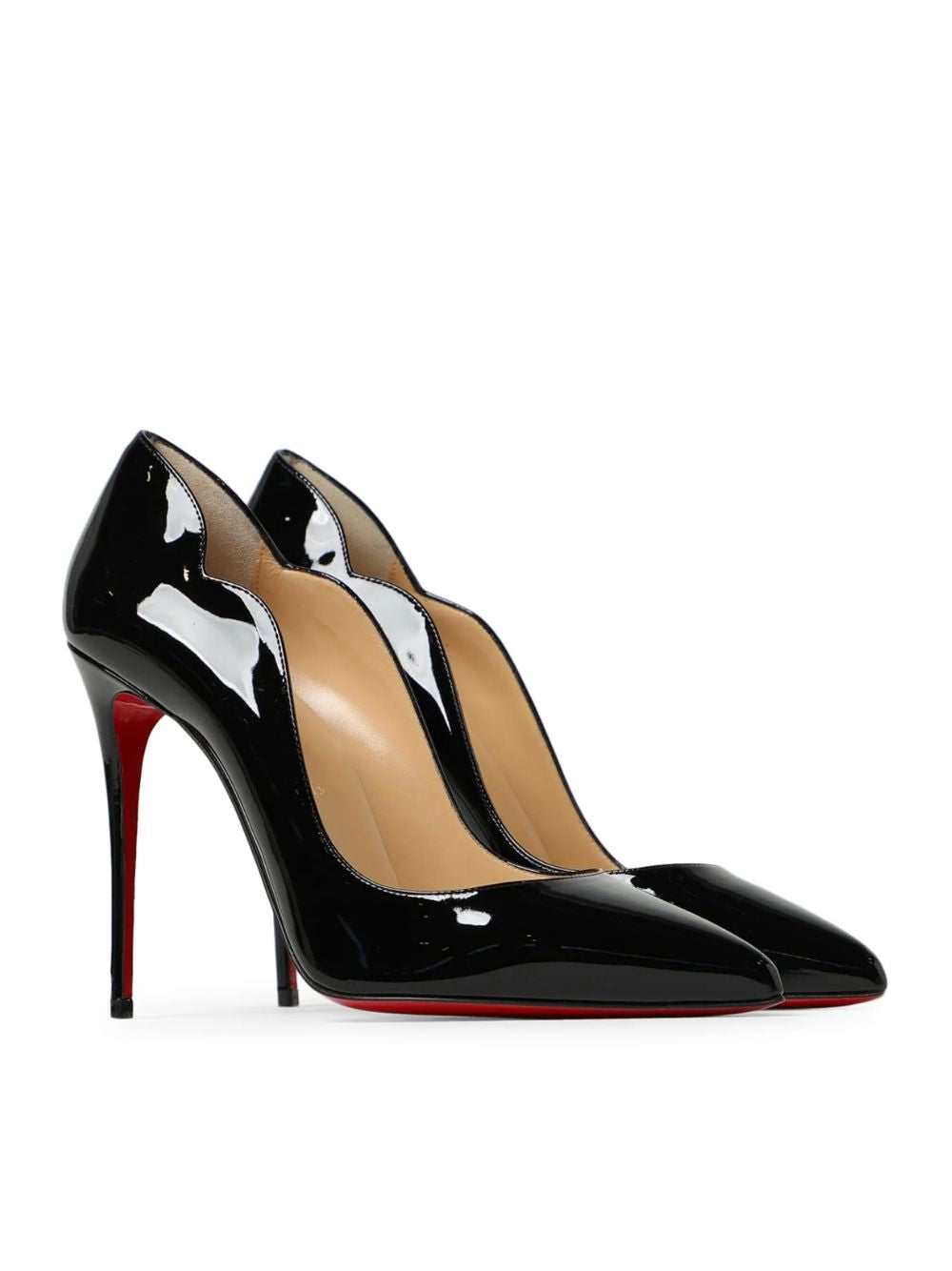 Black Patent Leather Hot Chick Pumps 100Mm