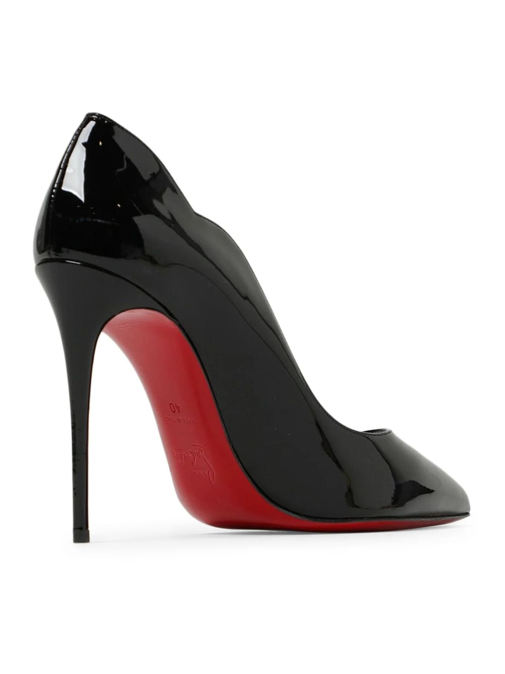 Black Patent Leather Hot Chick Pumps 100Mm