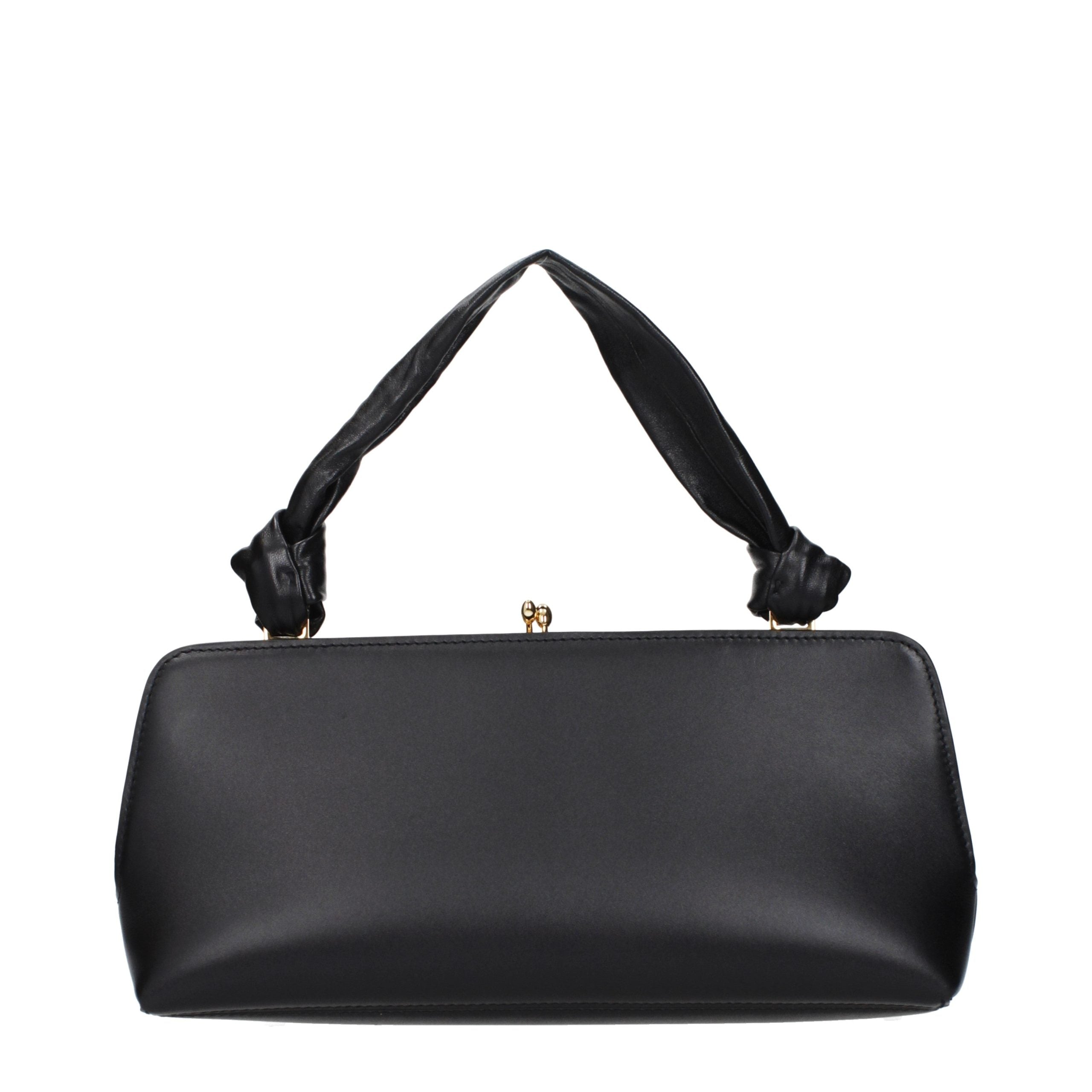 Black Leather Handbag