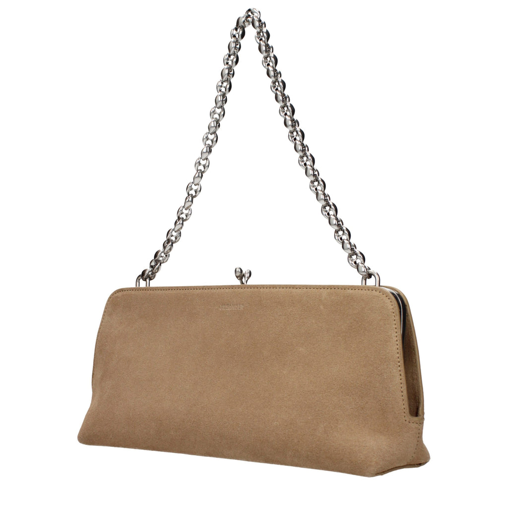 Beige Leather Handbag