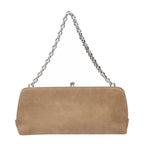 Beige Leather Handbag