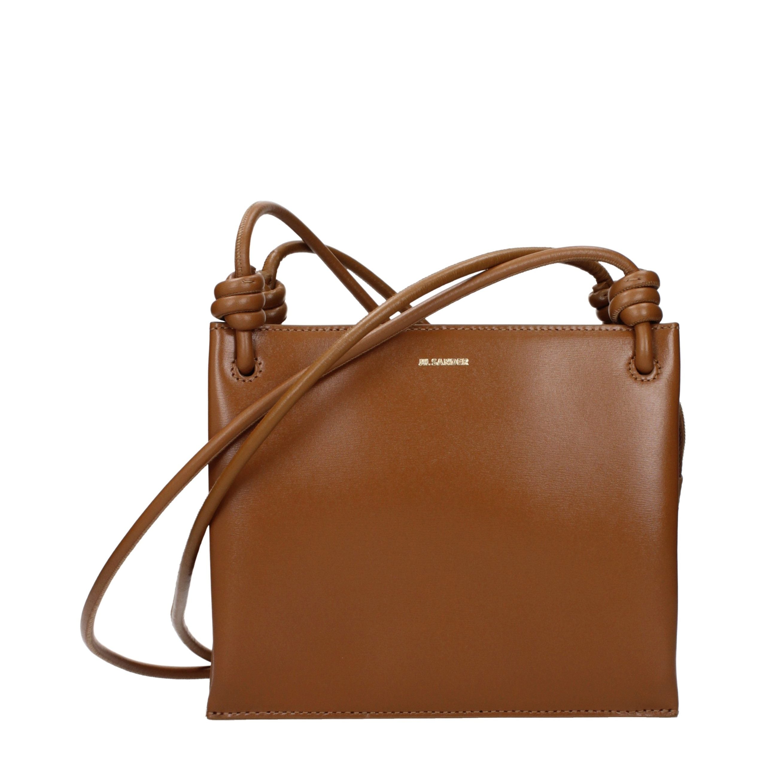 Brown Leather Crossbody Bag