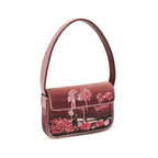 Tommy Faux Leather Shoulder Bag