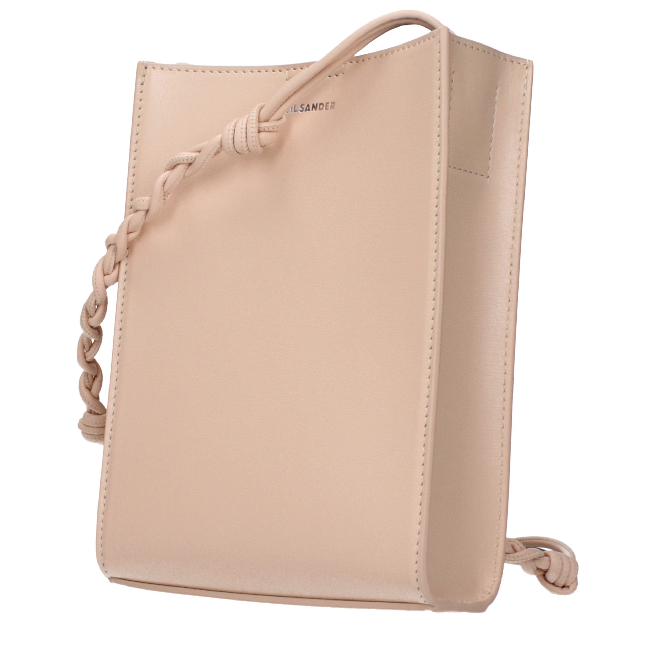 Pink Leather Crossbody Bag